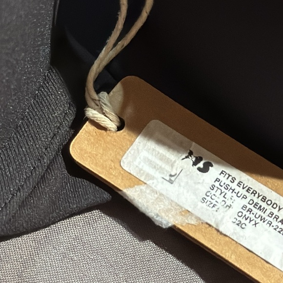 SKIMS FITS EVERYBODY PUSH-UP DEMI BRA 'ONYX' - Picture 2 of 4